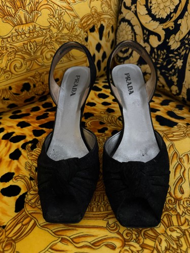 Prada sandalette schwarz - prada,
