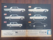 Ford Thunderbird Hardtop, Falcon, Taunus 17 M, Werbung advert pubblicità, 1961