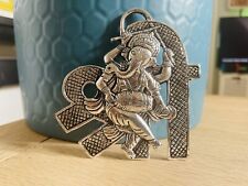 Lord Ganesha Shri Ganesh Hindu OM AUM Wandbehang Tür Ganpati Gott Metall Diwali