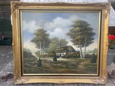 Heidelandschaft Ölgemälde