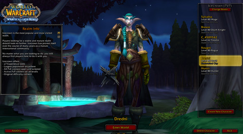 Wow account warmane icecrown - account,
