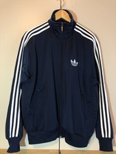 ADIDAS ORIGINALS FIREBIRD TT Jacke Navy Dunkelblau Weiß Gr. M Retro Vintage