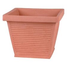 Blumenkübel Perugia Terracotta Pflanzkübel Pflanzen-Kübel Kunststoff 40x40x33cm