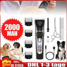 Profi Tier Hunde Katze Haar Haustier Akku Schermaschine Rasierer Trimmer Leise