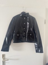 Jacke, echtes Lackleder