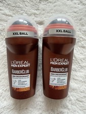 2 x L'Oréal Men Expert XXL Deoroller, Roll-On Deo Männer, Schweiß,  BarberClub 