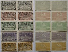 10 banknotes emergency money