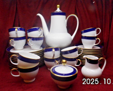 Porzellan Kaffee-Service 12 Pers. 39tlg. Serie: Echt Kobalt Typ 1 von Eschenbach