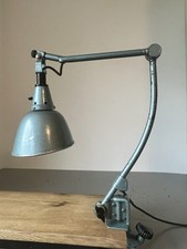 alte Midgard Werkstattlampe Schreibtischlampe Bauhaus Lampe DDR Büro Leuchte 4