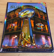ORGINAL SUPER BOWL XLVII SAN FRANCISCO 49ERS - BALTIMORE RAVENS PROGRAMM NFL