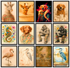 Trendige Tier Poster Hund