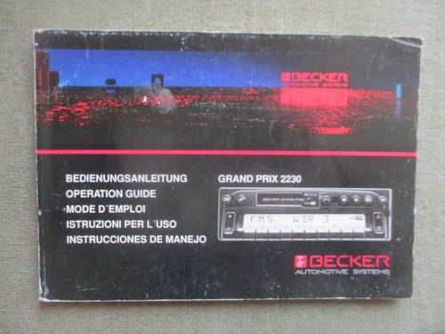 Becker grand prix - becker,