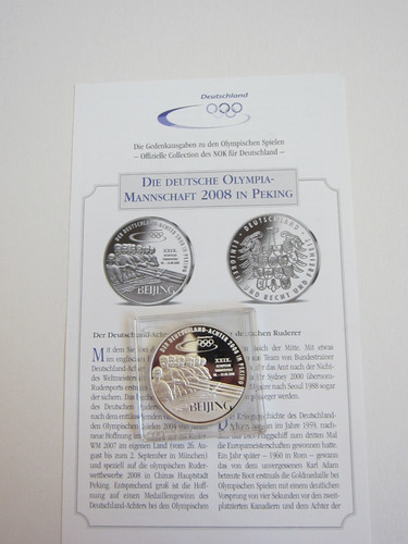 Versilberte medaille 2008 - versilberte,