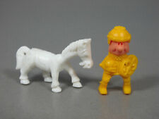 STECKIS: Ritter Kunibert auf Pferd D/EU 1986 - Nr. 2 GELB + Pferd weiß