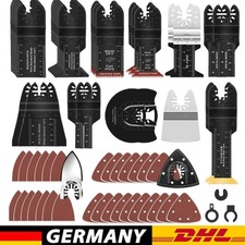 116x Sägeblatt Multifunktionswerkzeug Zubehör Set Einhell Makita Multitool DE