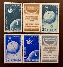 Rumänien 1957 sputnik 2 - 1957,,