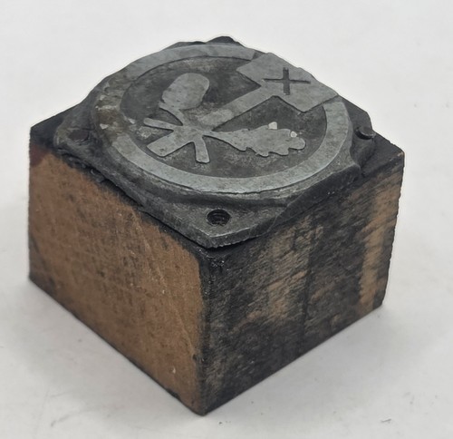 Bleisatz stempel druckstock - bleisatz,,