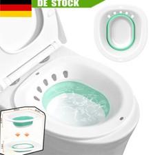 Faltbares Sitzbad für Toilette Bidetbecken Hämorrhoiden Sitzbadewanne Tragbares~