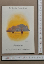 Alte originale Programmkarte KdF Seereise M.S. Wilhelm Gustloff  vor 1945