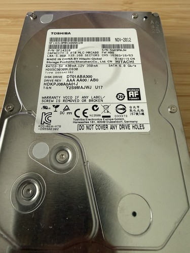 Toshiba dt01aba300 3tb hdd - toshiba,