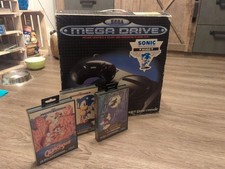 Sega Mega Drive 16 Bit PAL Sonic The Hedgehog +  Disney Spiele  Mickey Donald