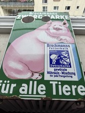 brockmann sau email emaille original alte reklame