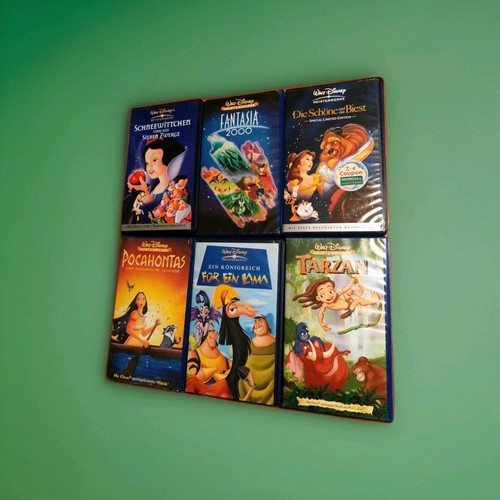 Vhs videokassetten konvolut - videokassetten,