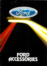 Ford Zubehör 1983-1984 UK Marktprospekt Fiesta Escort Sierra Capri Granada