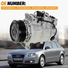Kompressor Klimaanlage für Audi A4 A6 8E 8H 4F B6 B7 C6 Seat Exeo 3R 4F0260805J