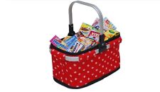 Tanner Einkaufskorb Punkte mit Lebensmittelpackungen Korb Kaufladen Zubehör