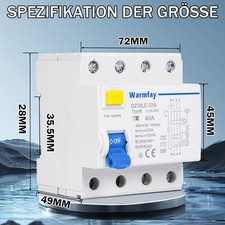 FI Fehlerstromschutzschalter