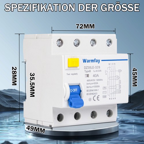 Fehlerstromschutzschalter - fi,