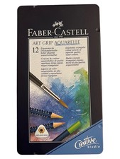 Faber-Castell Art Grip Aquarell Buntstifte Set 12 Farben Mehrfarbig
