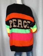 Hippie Strickjacke Grobstrick