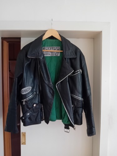 Lederjacke schwarz vintage - lederjacke,