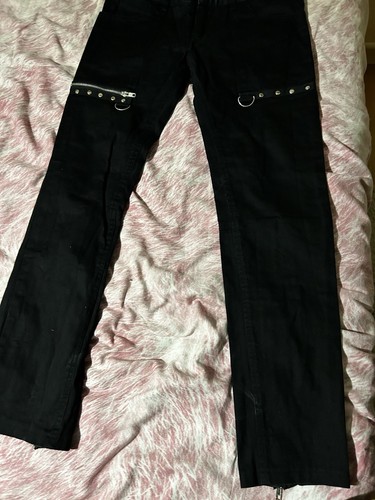 Hose gothic hard leather stoff - gothic,