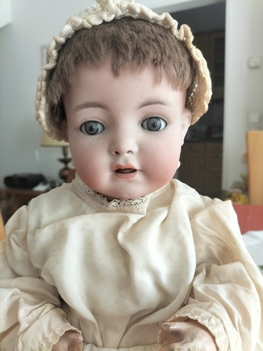 Antike porzellankopfpuppe - antike,