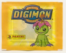 Stickertüte OVP:   Digimon   -  Motiv 1  (Panini - 2000)