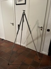 Bilora stabiles Dreibein-Teleskopstativ Rotax mit Kopf 1413 in Leinenköcher