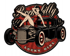 10cm Rockabilly Hot Rod