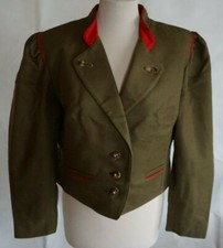 Damen Trachten Janker grün/rot Gr. 42 von Alpentraum