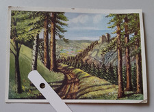 Künstlerkarte burgruine - künstlerkarte,