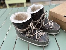 ***NEU*** INUIKII  Damen Boots Stiefel Lammfell Gr. 40 . Camouflage Winterboots