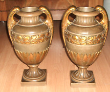 Ein Paar antike Klassizismus Amphora Vasen - 38 cm hoch 21 cm breit aus Nachlass