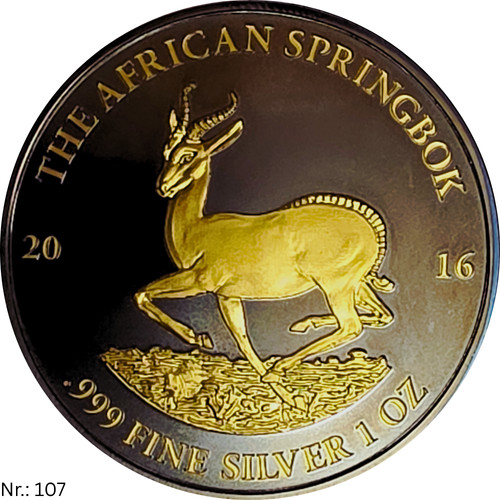Silber springbock 2016 - silber,