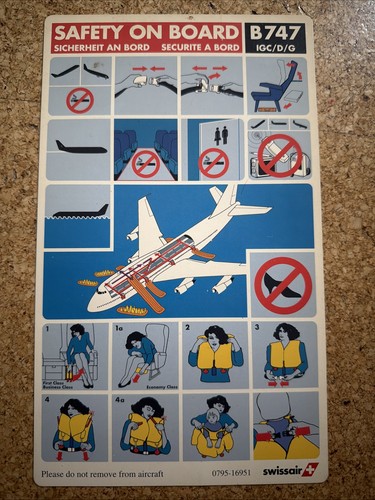 Swissair b747 igc safety - b747, igc/d/g