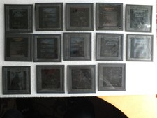 Vintage - 14 Stück  Glas Dias