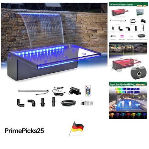 Pool wasserfall bachlauf set - pool,