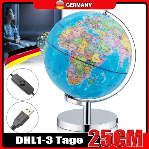 Globus beleuchtet mit led - beleuchtet,