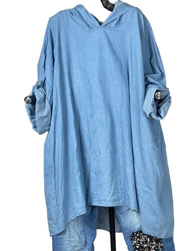 Labass oversized jeans hoodie - labass,